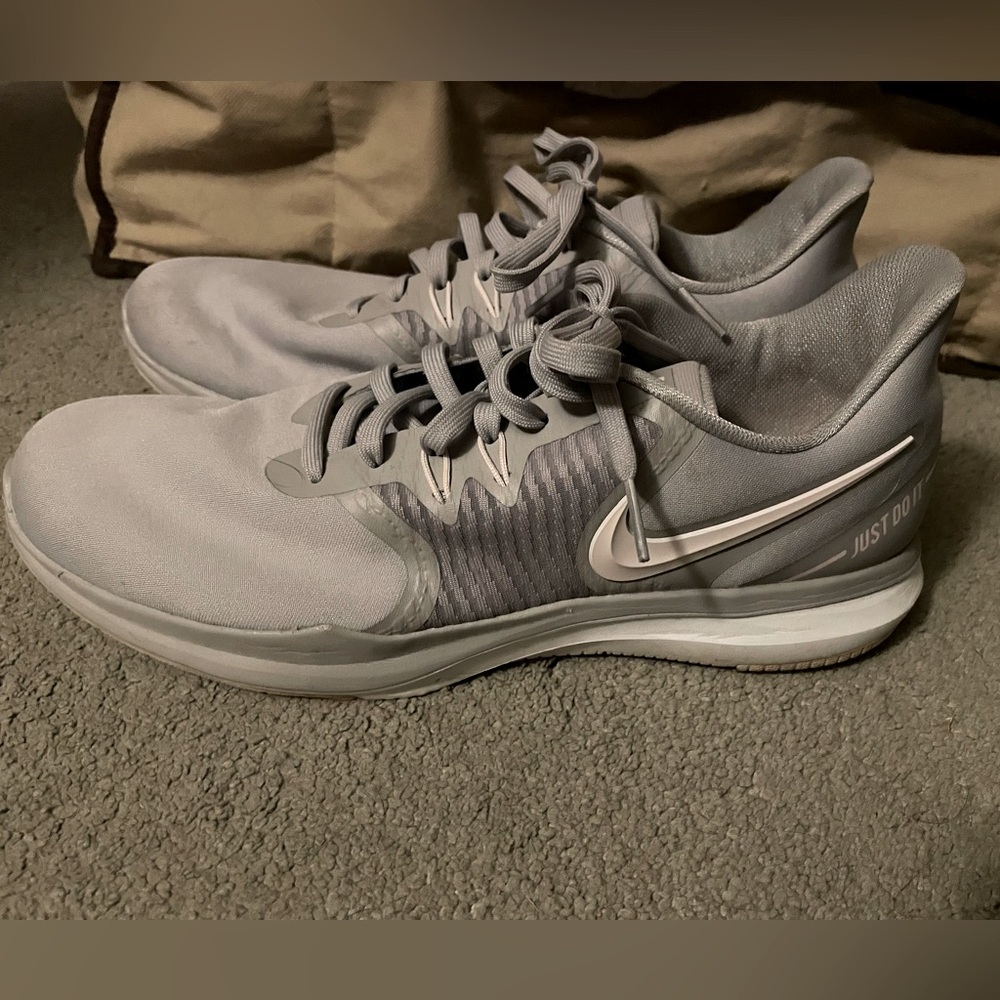 Nike sneakers - size 10 - pink and gray - - excellent condition!